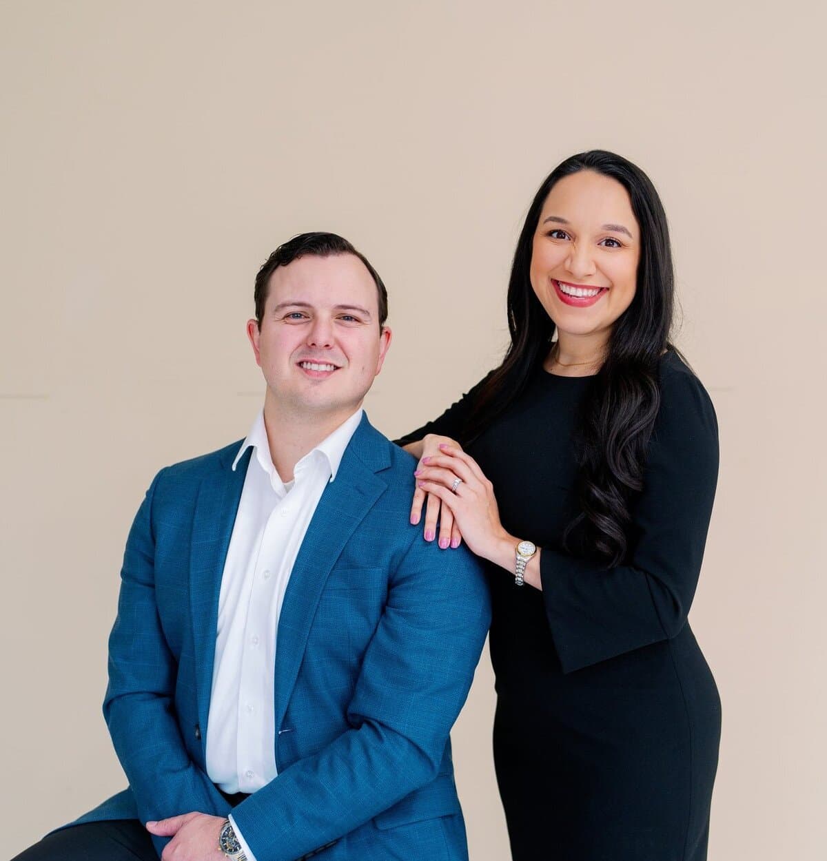 James and Mireya Dickey, estate planning attorneys and co-founders of Dickey Law Group in The Woodlands, Texas